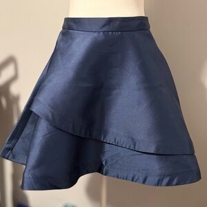 Elegant Navy Blue Women's Skirt